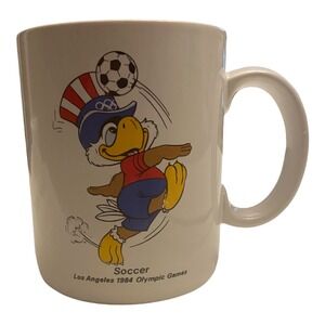 1984 Papel Los Angeles Olympic Games Coffee Mugs - Sam The Olympic Eagle Soccer